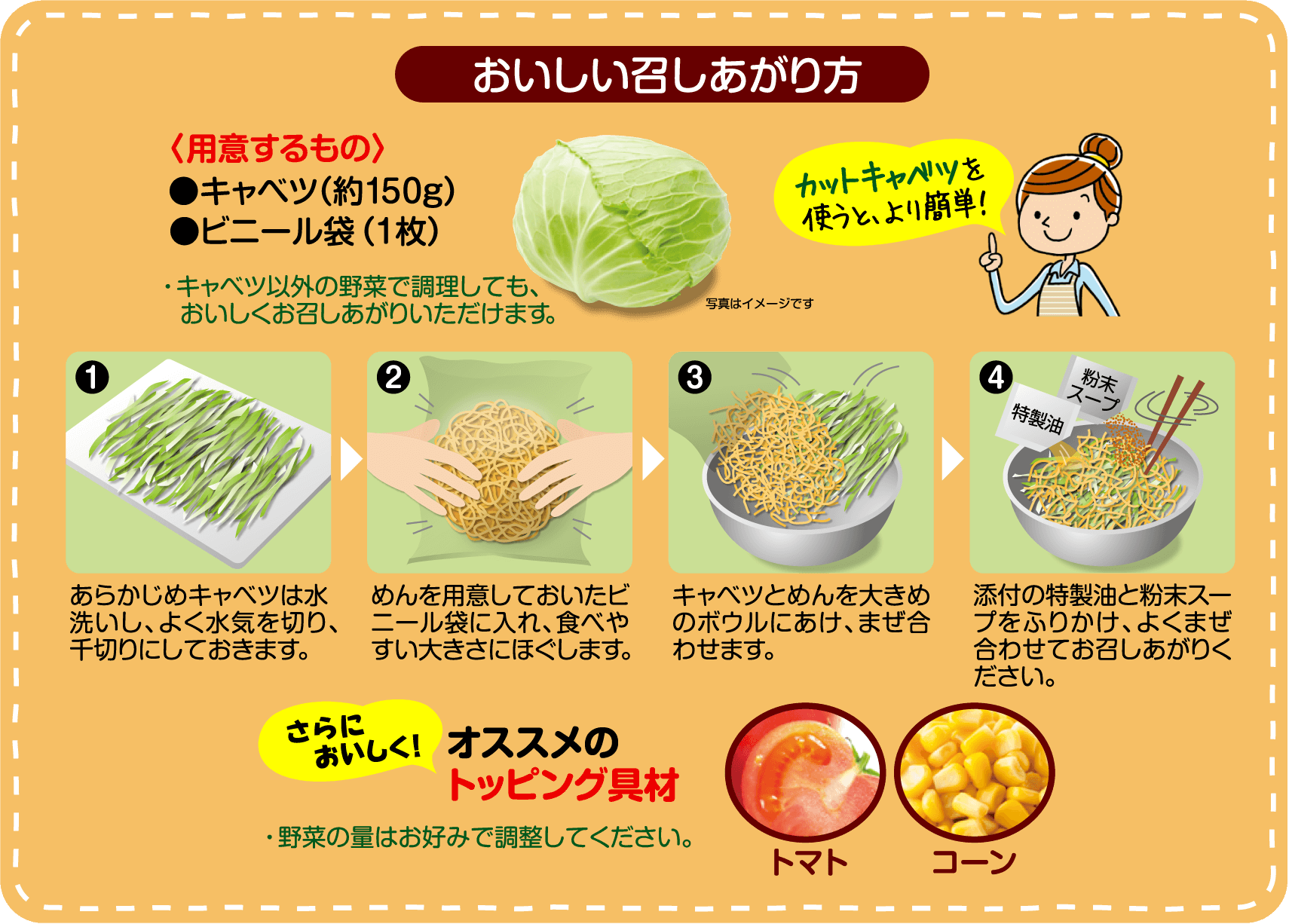 美味しい召しあがり方